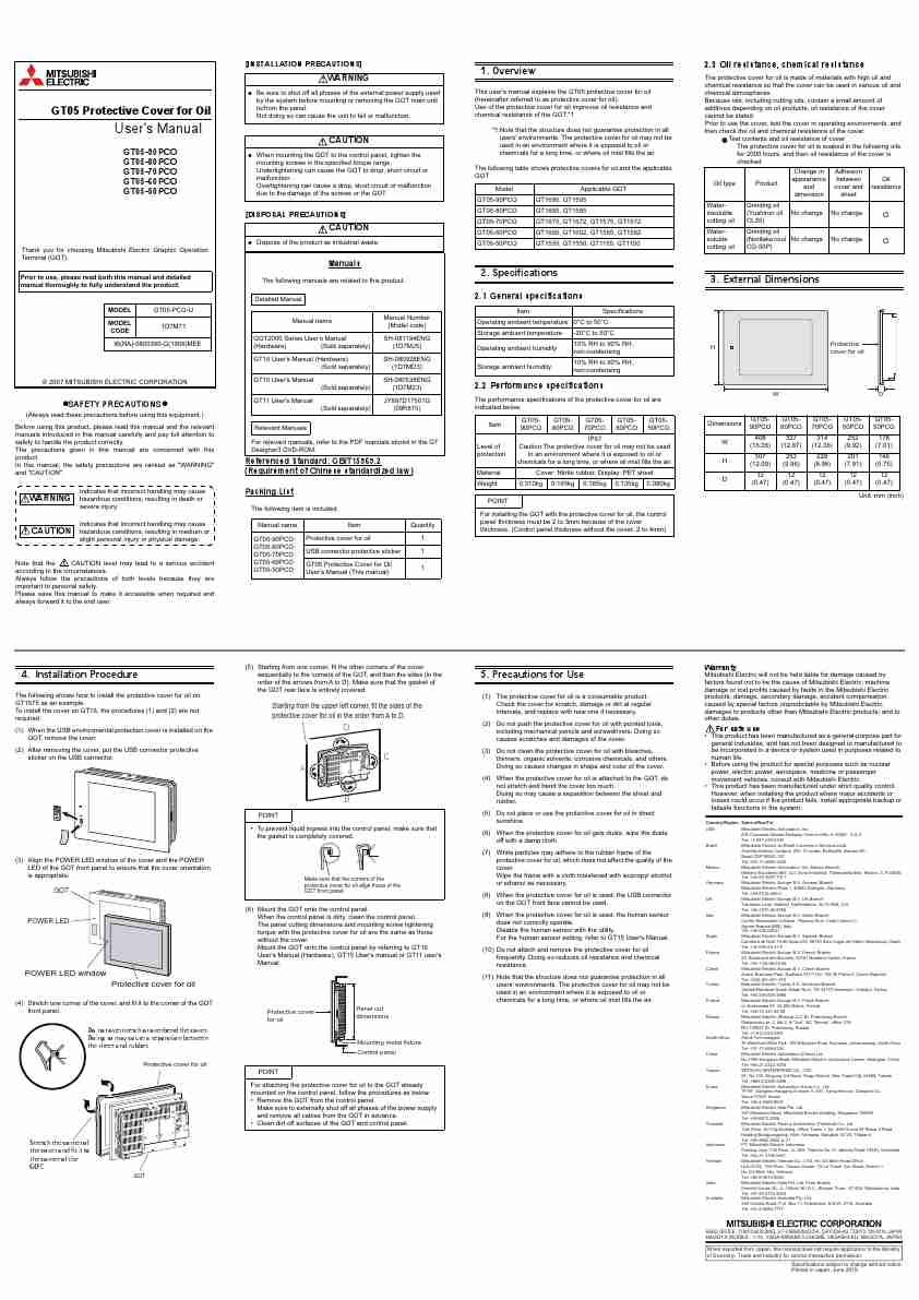 MITSUBISHI ELECTRIC GT05-50PCO-page_pdf